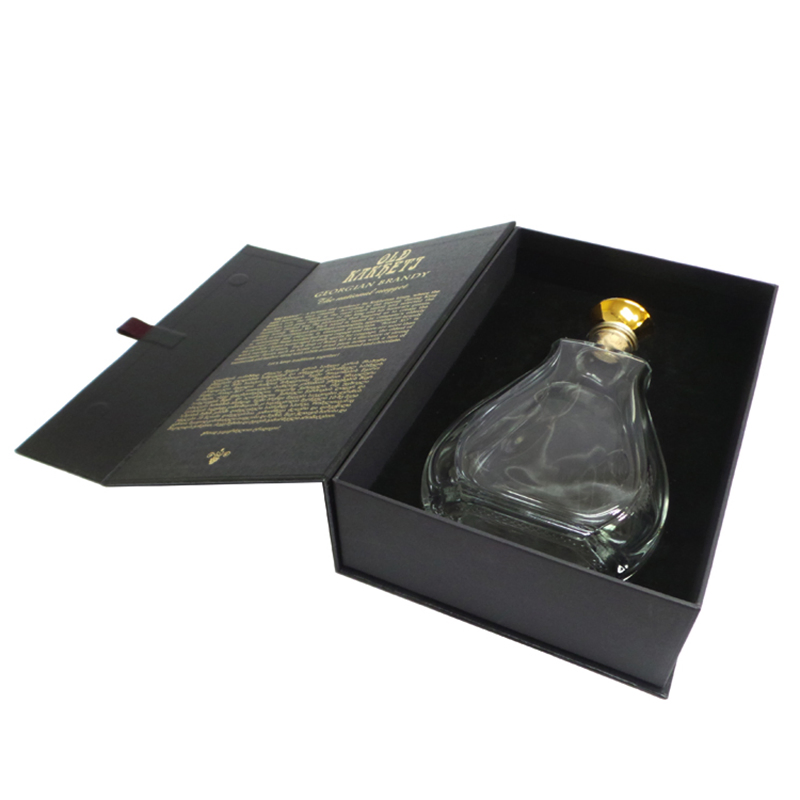 Customized Luxury Design Paper Packaging Wine Bottle Gift Box