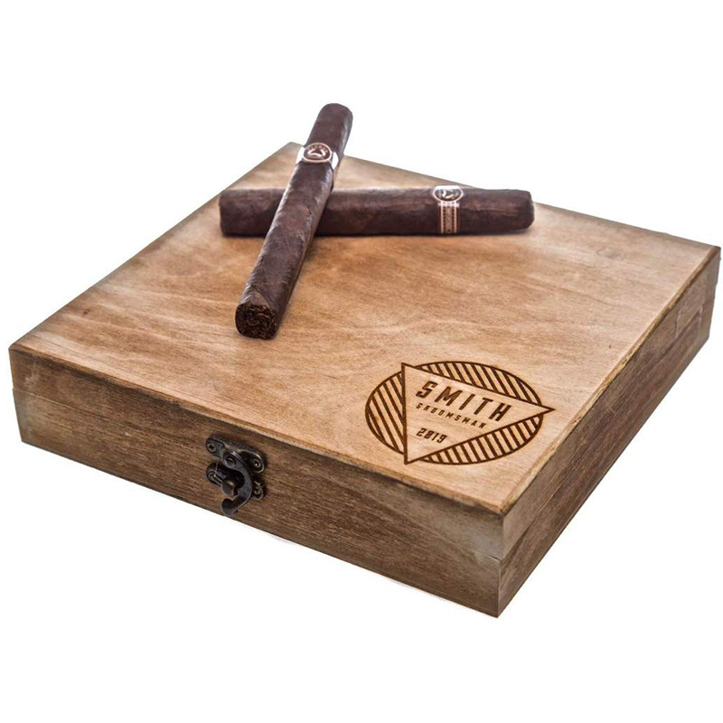 Customzied Personalized Design Cigar Box for Wooden Cigar Holder Groomsmen Gift