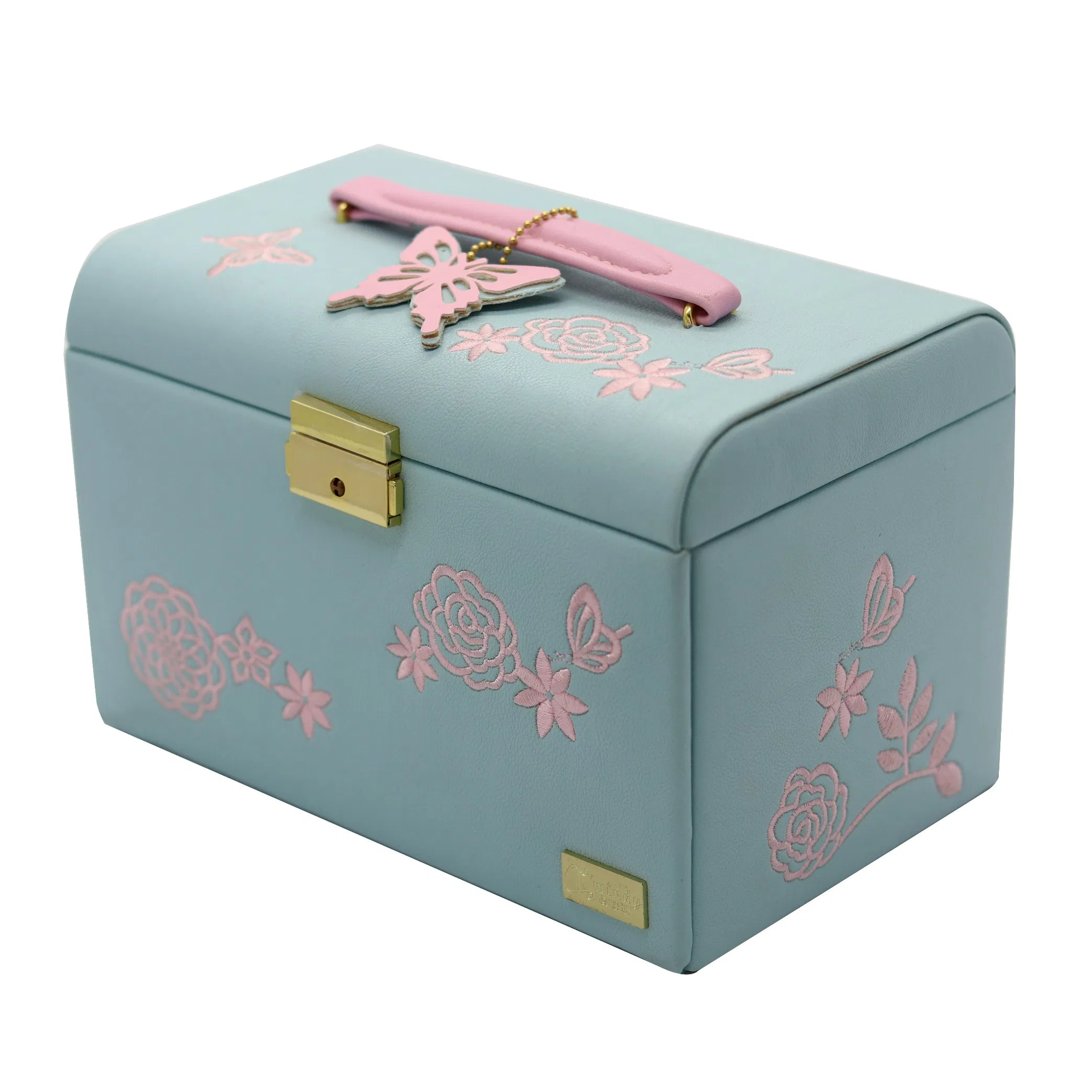 Cutsomized Deisgn Fashion Lady Skin Leather Cosmetic Gift Pakcaigng Box