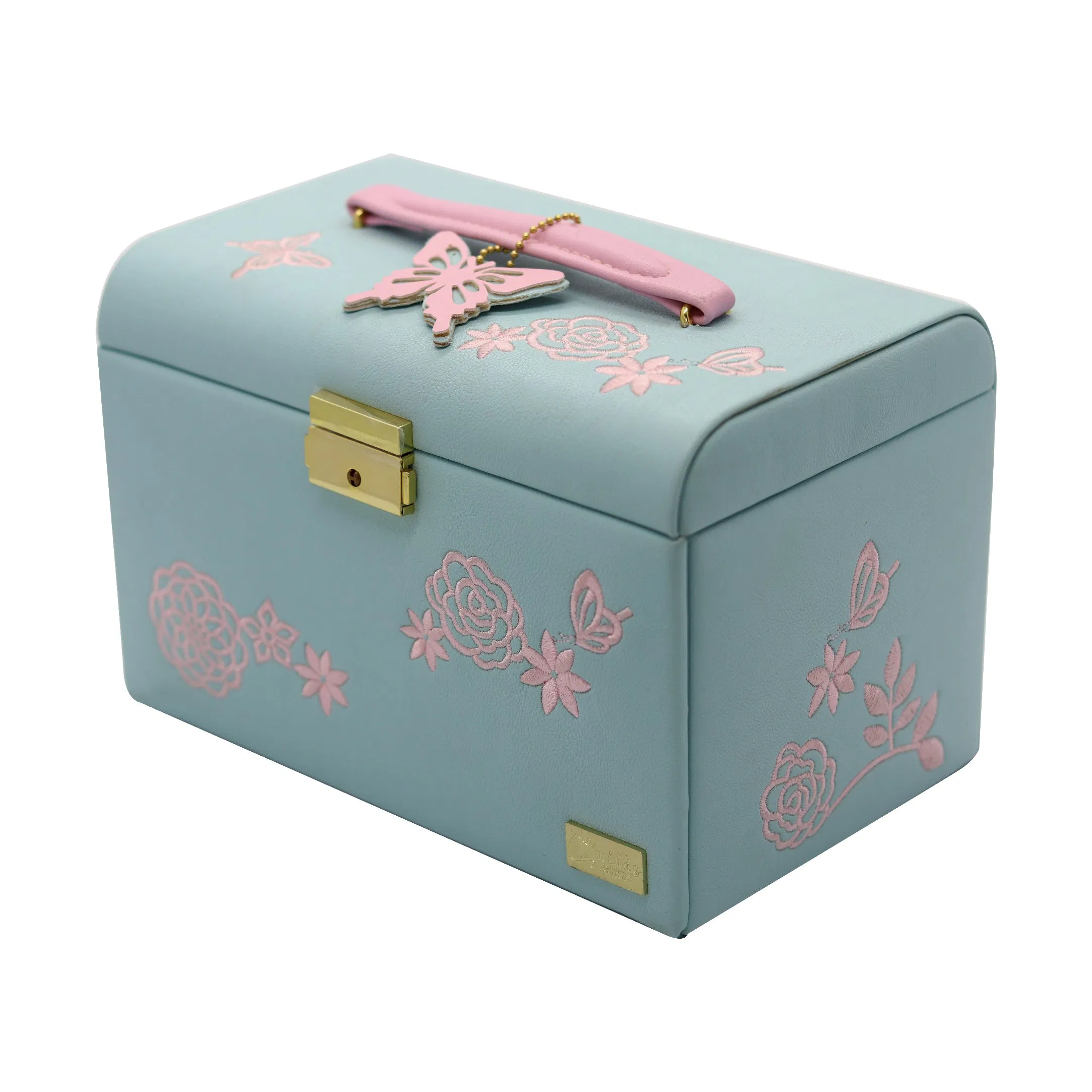 Cutsomized Deisgn Fashion Lady Skin Leather Cosmetic Gift Pakcaigng Box