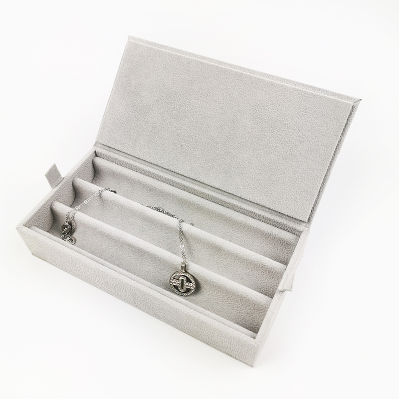 Elegant Blue Shine Wooden Jewelry Box with Gift Wrap