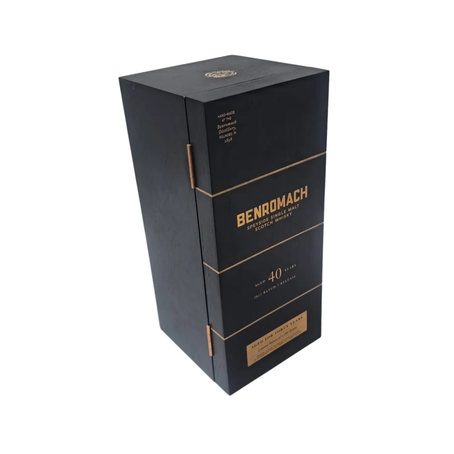Elegant Custom Matte Solid Wood Wine Box for Red Wine and Whisky