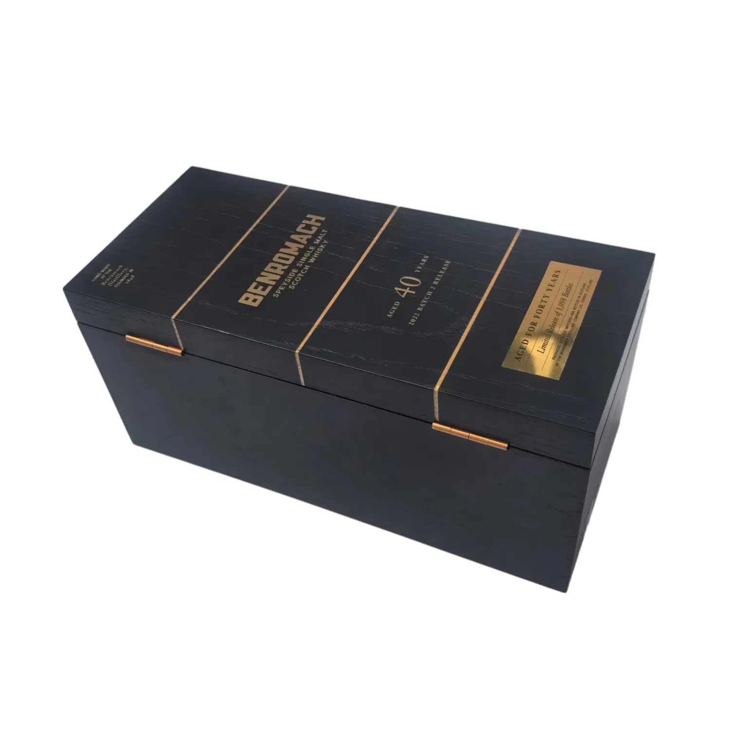 Elegant Custom Matte Solid Wood Wine Box for Red Wine and Whisky