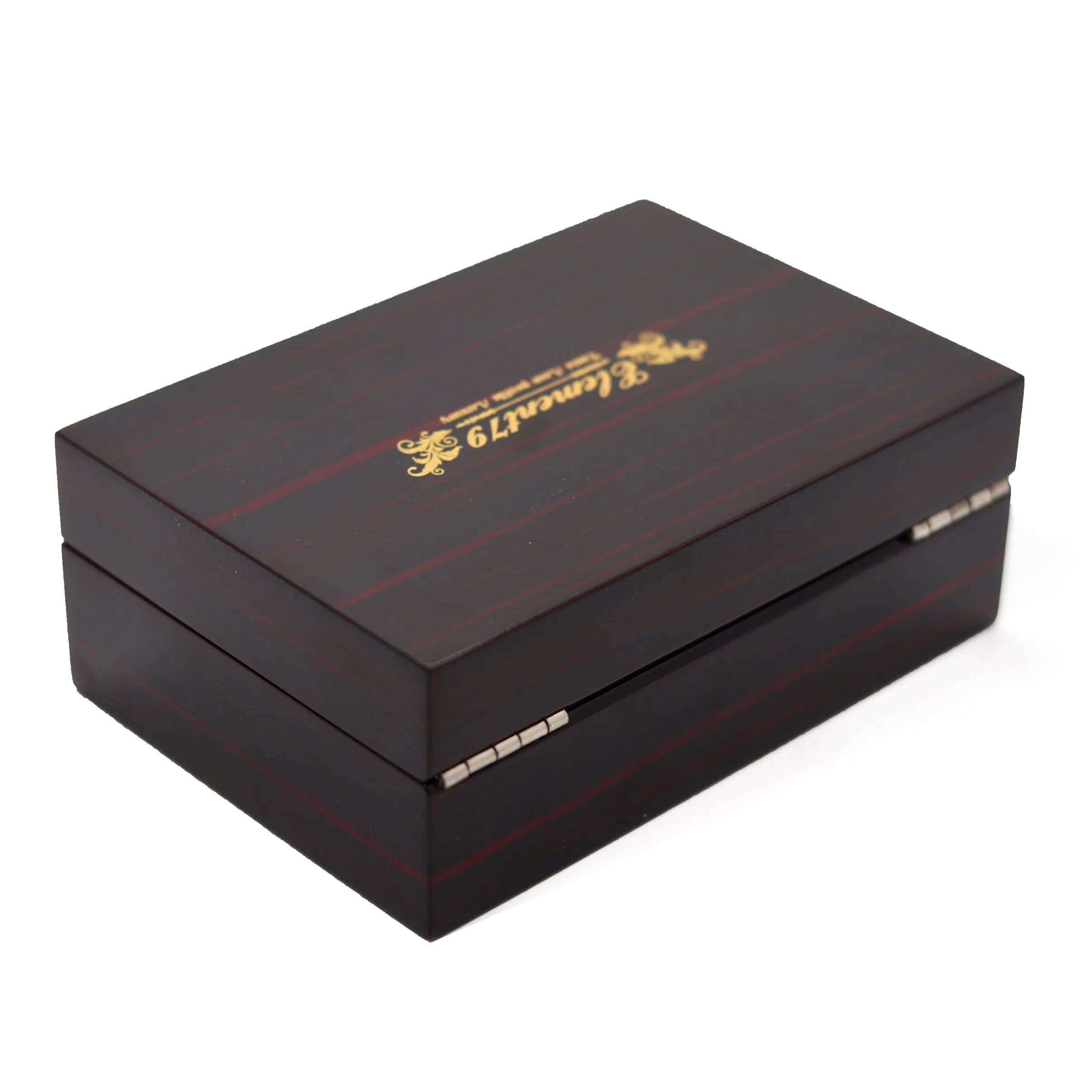 High End Wood Texture Gloss Painting Perfume Oil Packaging Box