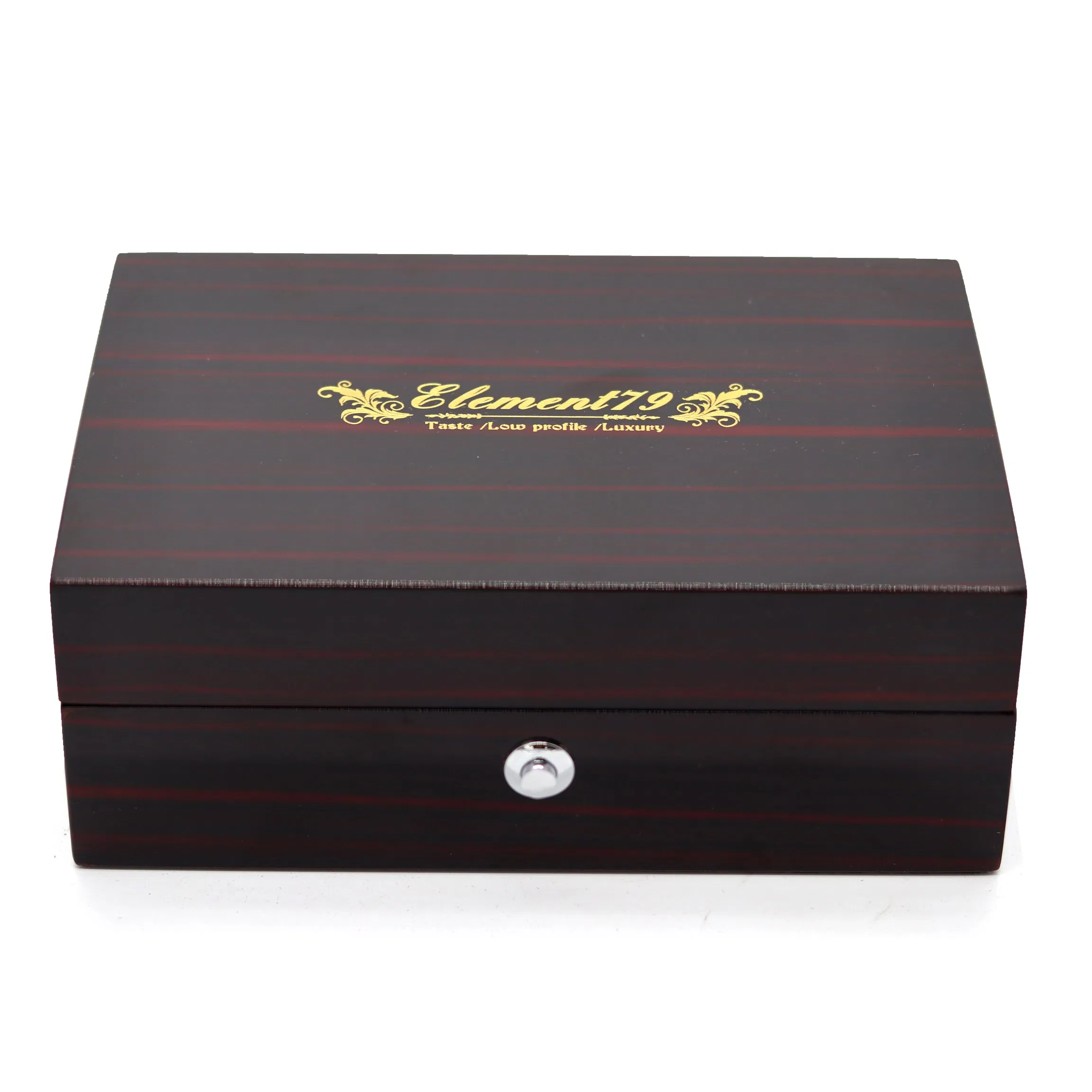 High End Wood Texture Gloss Painting Perfume Oil Packaging Box