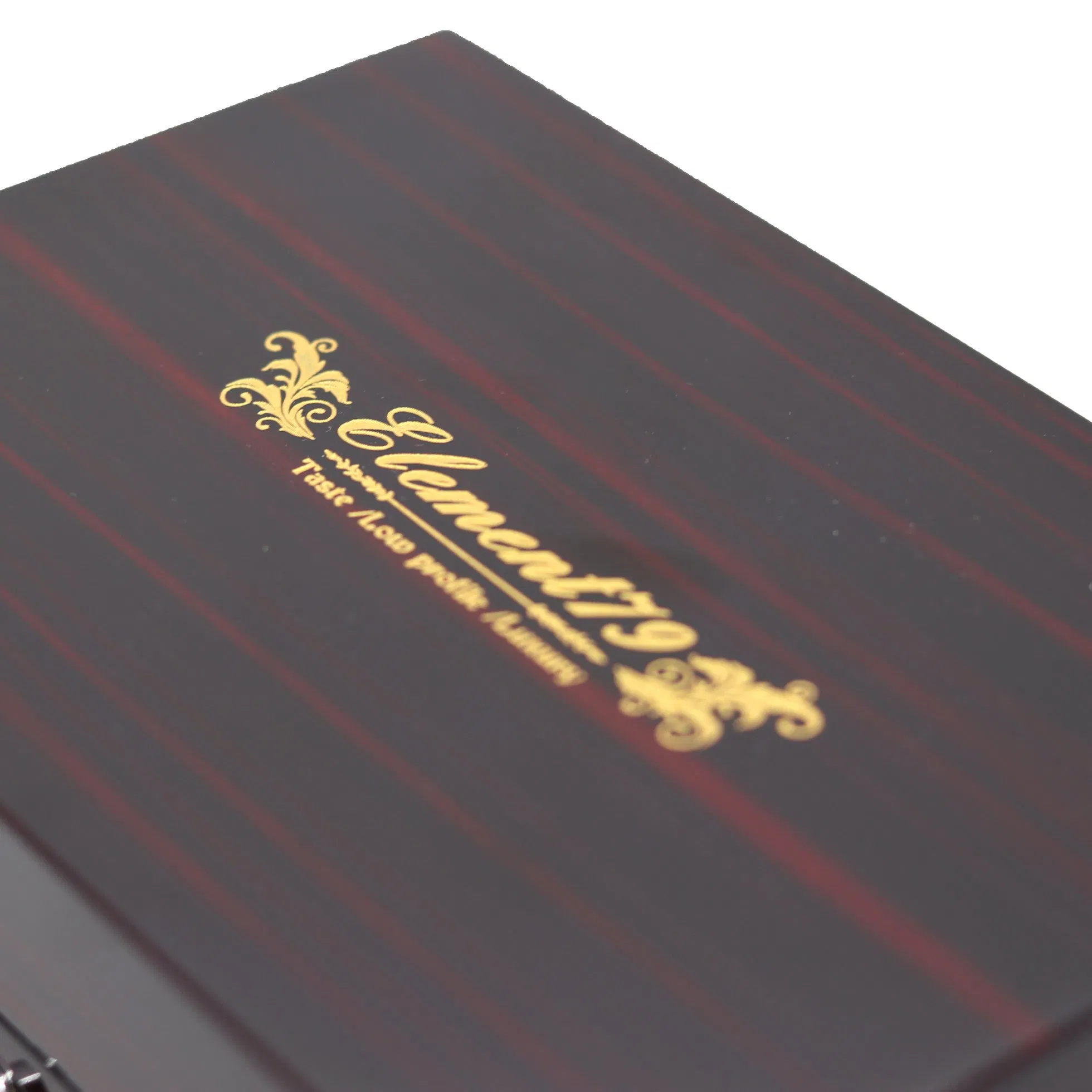 High End Wood Texture Gloss Painting Perfume Oil Packaging Box