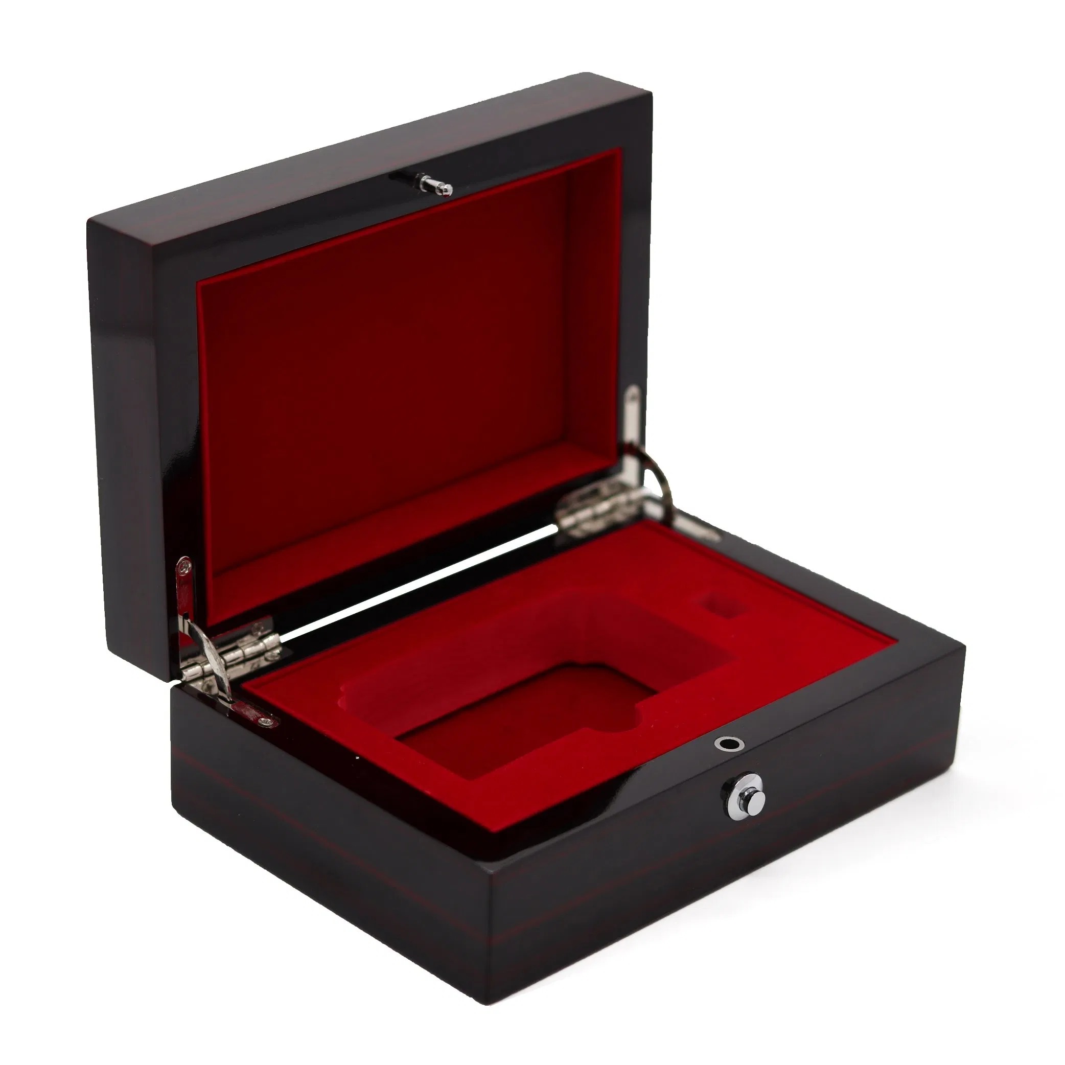 High End Wood Texture Gloss Painting Perfume Oil Packaging Box