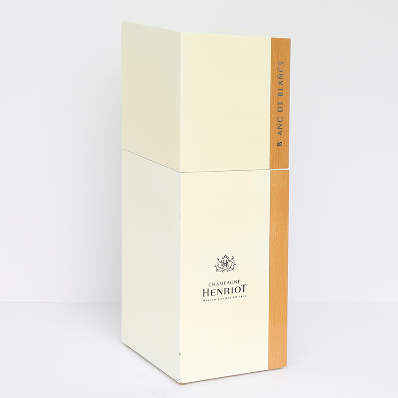 High Gloss Piano Lacquer Finished Custom Champagne Wine Wooden Box