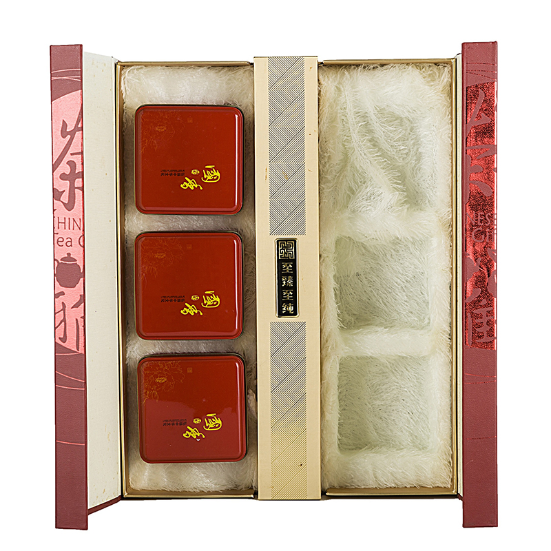 Hot Luxury Cardboard Paper Packaging Flip Tea Gift Box