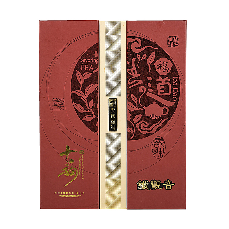 Hot Luxury Cardboard Paper Packaging Flip Tea Gift Box