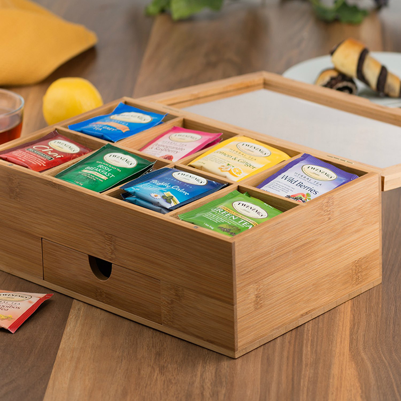 Luxury Bamboo Packaging Tea Box for Men’s Gifts