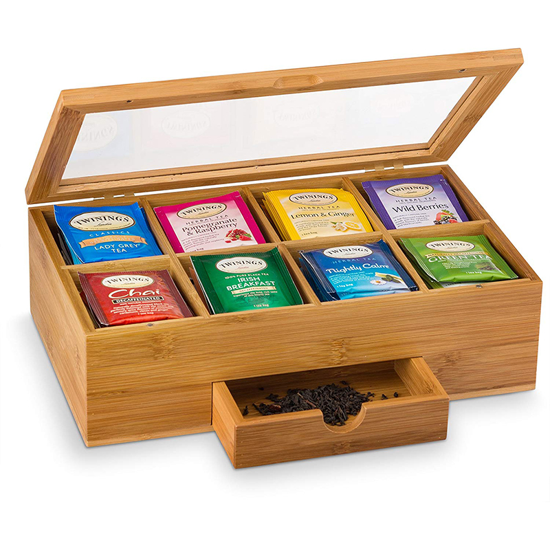 Luxury Bamboo Packaging Tea Box for Men’s Gifts