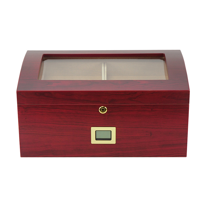 Luxury Wooden Cigar Humidor Storage Box for 100 Cigars