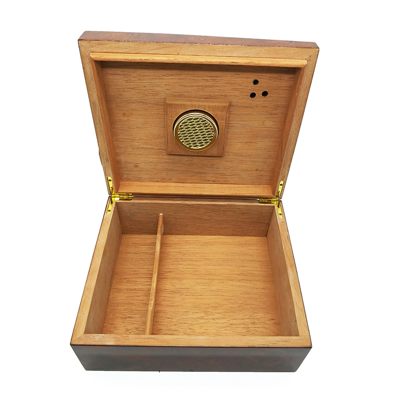 OEM Cigar Collection Wooden Packaging Box Brown High End Gift Box