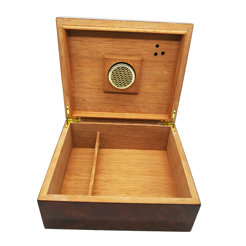 OEM Cigar Collection Wooden Packaging Box Brown High End Gift Box