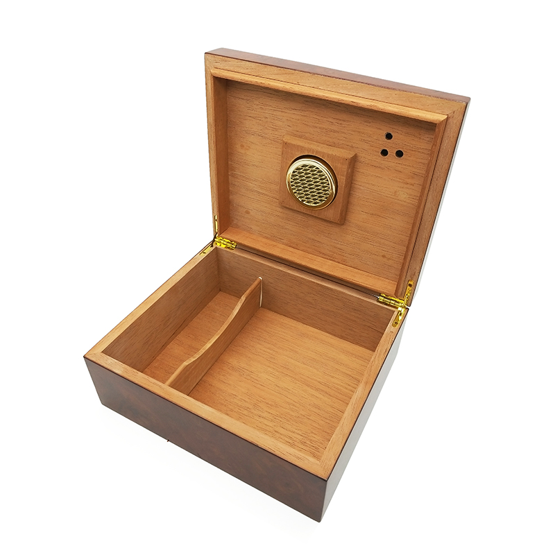 OEM Cigar Collection Wooden Packaging Box Brown High End Gift Box
