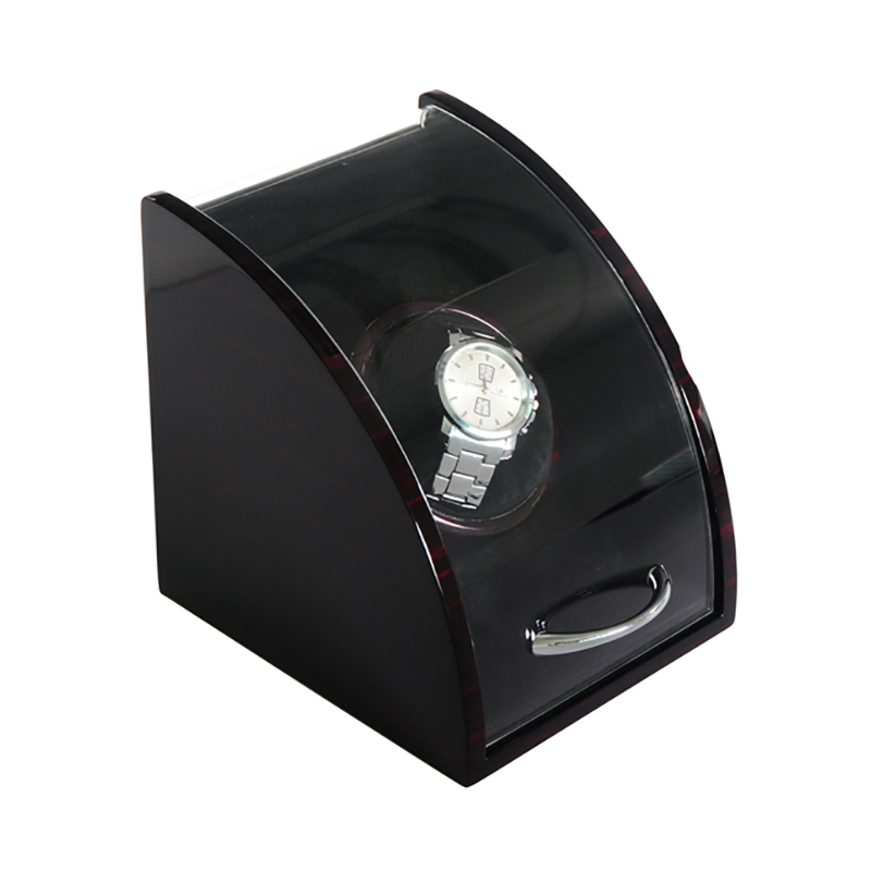 OEM Design High End Wooden Black Color Watch Automatic Winder Box