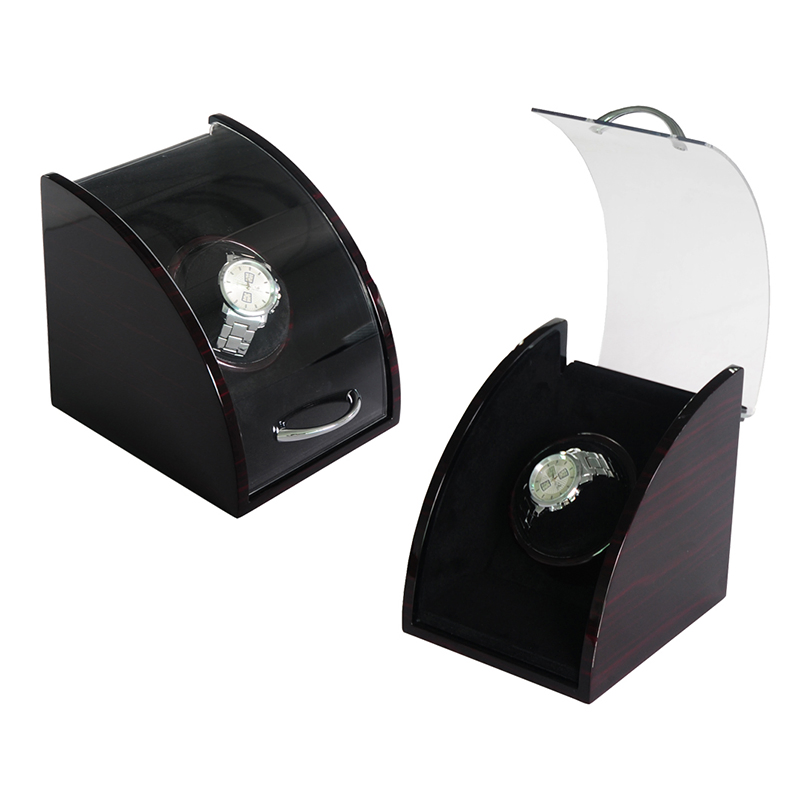 OEM Design High End Wooden Black Color Watch Automatic Winder Box