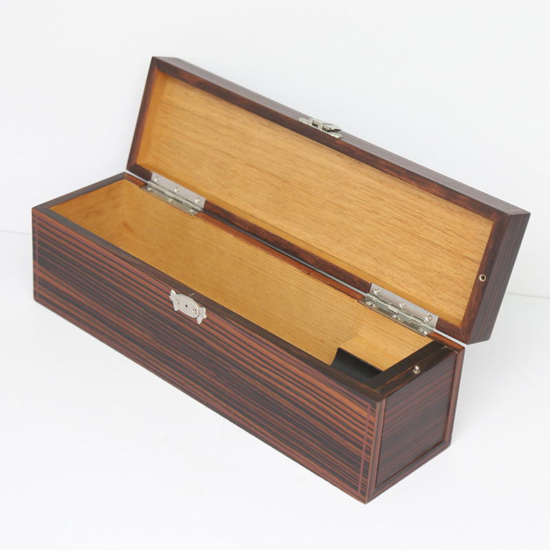 OEM Design Luxury Solid Wood Lacquer Finished Wine Wooden Box