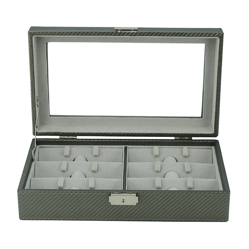 OEM Hand Made Luxury Leather Packaging Sunglasses Gift Box for Glasses Storage