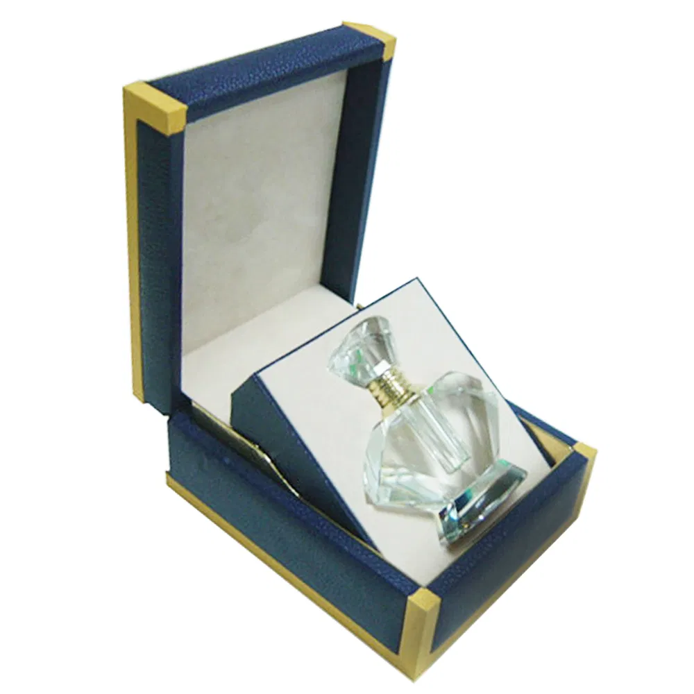 OEM Logo Arabic Leather Perfume Box with Beautiful Inlay