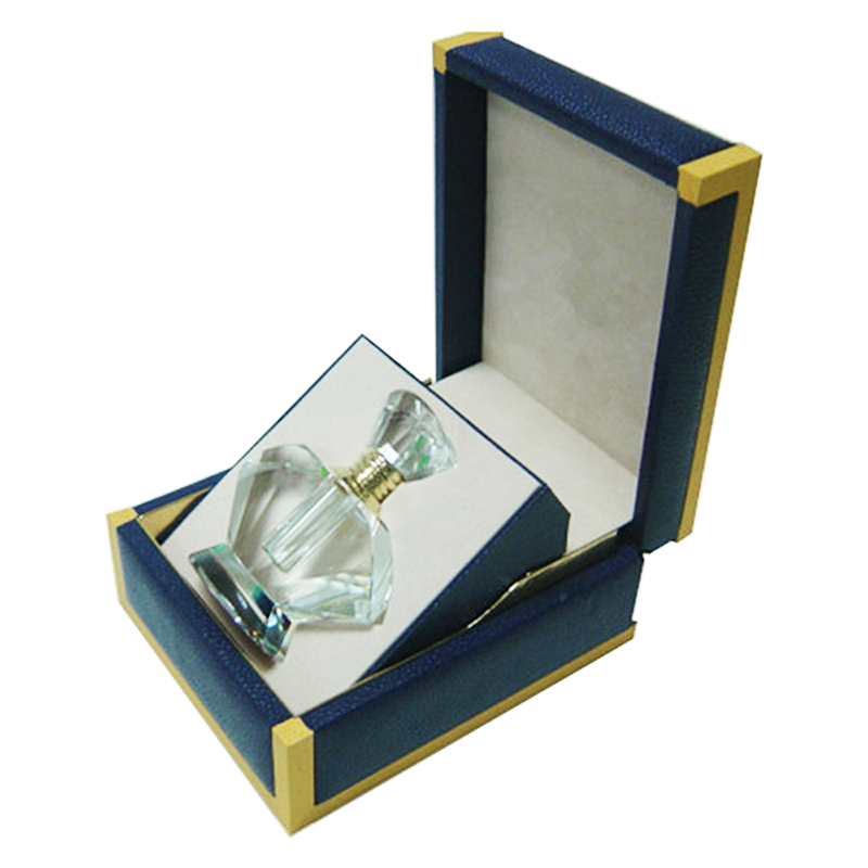 OEM Logo Arabic Leather Perfume Box with Beautiful Inlay