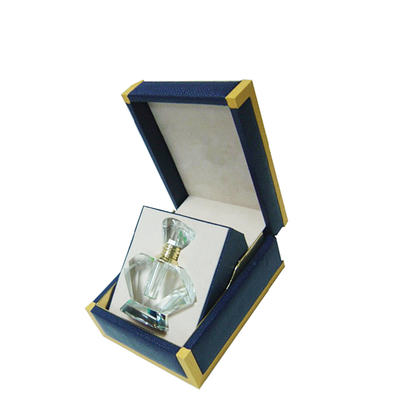 OEM Logo Arabic Leather Perfume Box with Beautiful Inlay