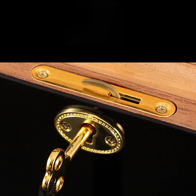 OEM Luxury Spanish Cedar High Gloss Piano Lacquer Cigar Box