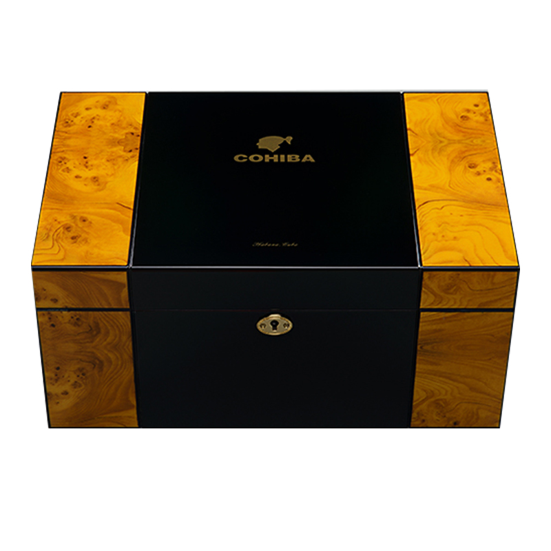 OEM Luxury Spanish Cedar High Gloss Piano Lacquer Cigar Box