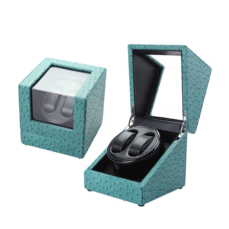 OEM Mabuchi Motor PU Leather Modern Style Watch Winder Box