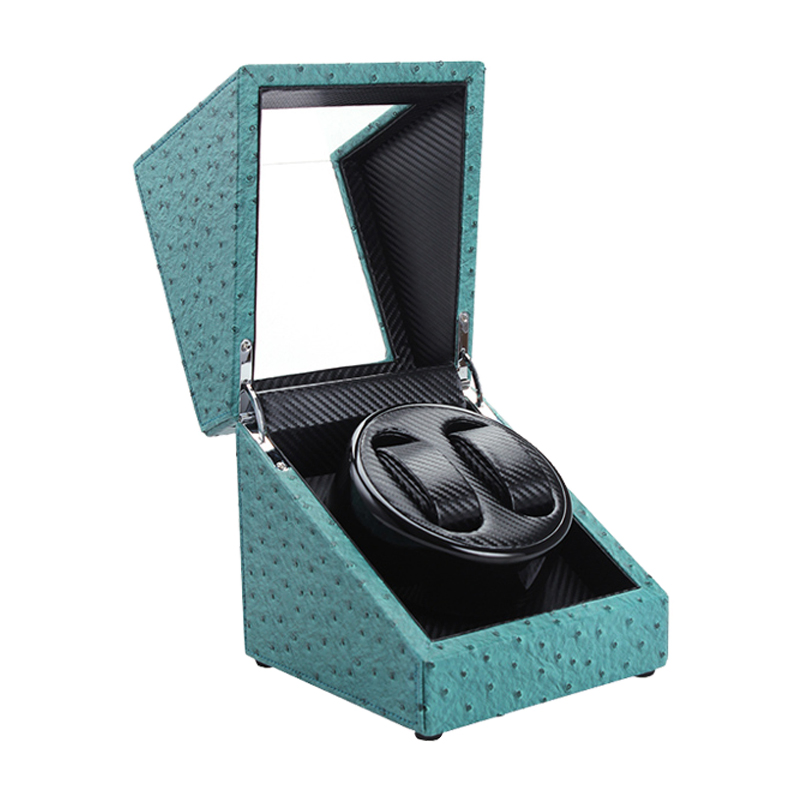 OEM Mabuchi Motor PU Leather Modern Style Watch Winder Box