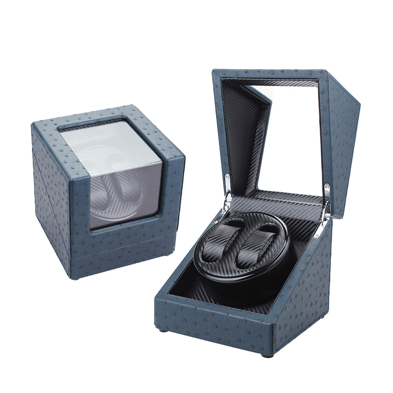 OEM Mabuchi Motor PU Leather Modern Style Watch Winder Box