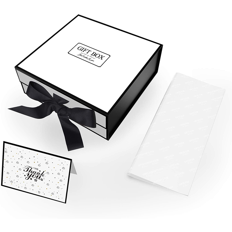 Paper Rectangular Gift Packaging Box for Wedding Birthday Gift