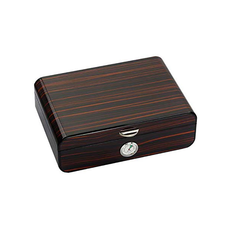 Premium Cedar Wood Cigar Humidor with Hygrometer and Humidifier