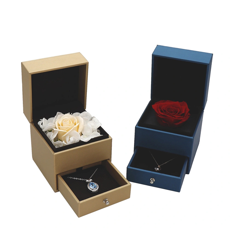 Premium Eternal Flower Jewelry Gift Box for Jewelry Gift Packaging