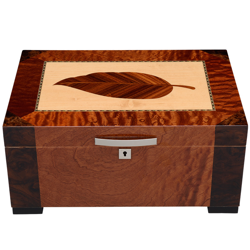 Professional Manufacture Spanish Cedar Piano Lacquer Wood Cigar Humidor