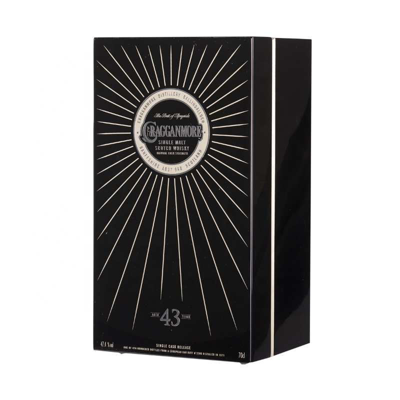 Wooden Natural Cask Strength Single Malt Scotch Whisky Wine Box