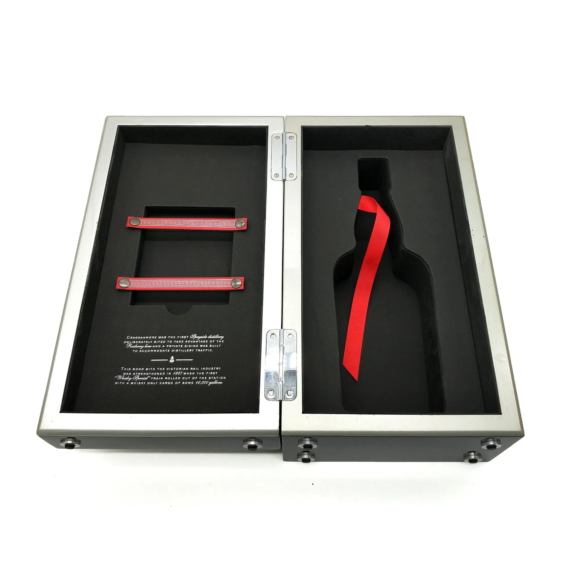 Wooden Natural Cask Strength Single Malt Scotch Whisky Wine Box