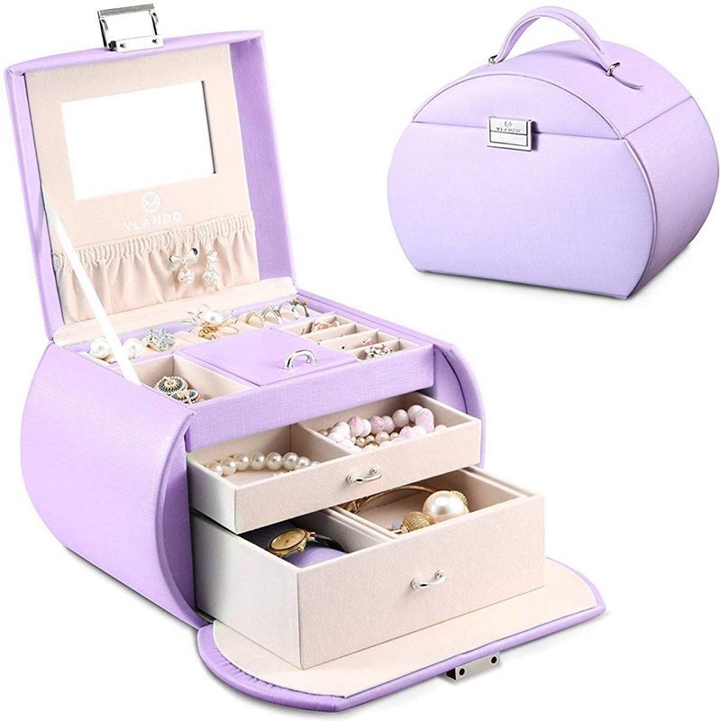 Custom Designed Princess Style Gift Jewelry Box for Leather Packaging