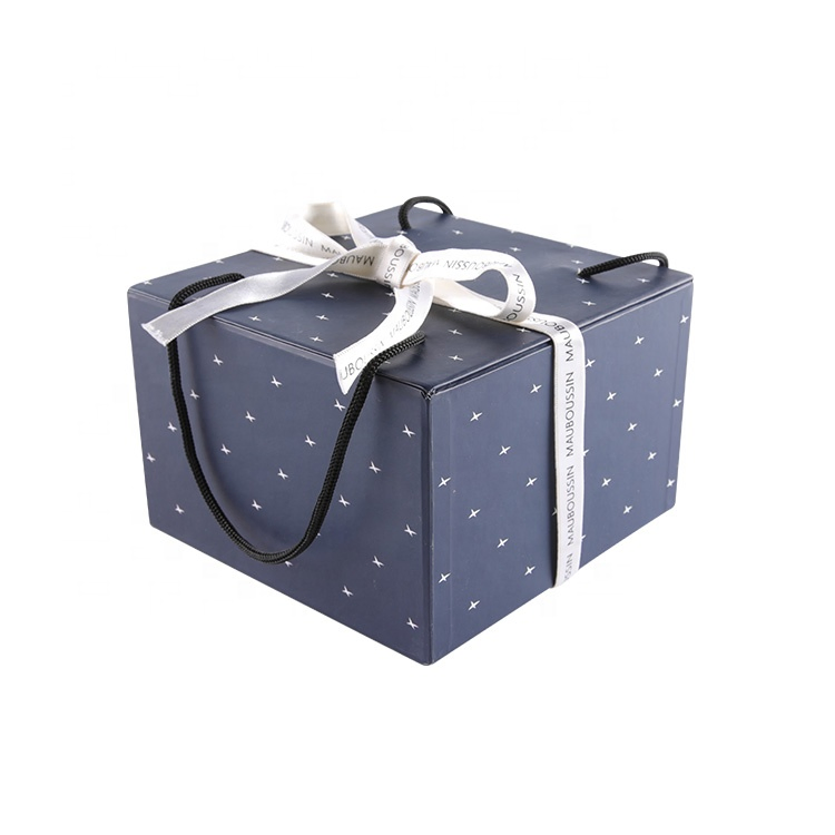 Batch Custom Exquisite Drawer Cardboard Gift Box with Handle