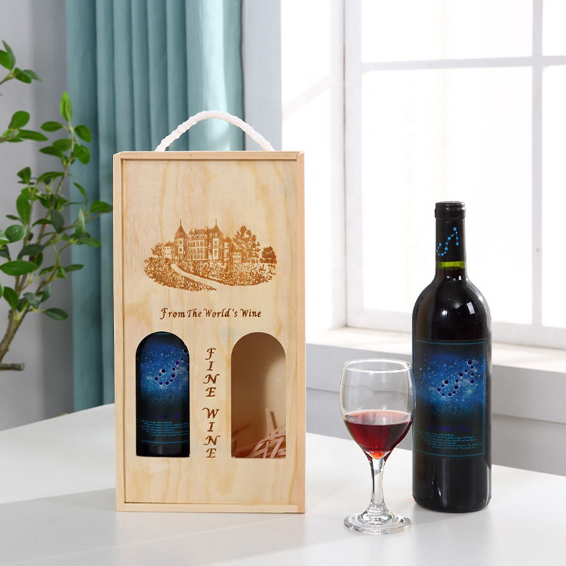 Custom Humidity Control Moisture Proof Wooden and Bamboo Wine Box