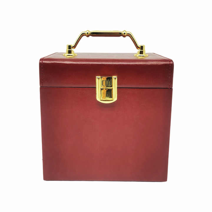 Custom PU Leather Perfume Packaging Box Jewelry Box Cosmetics Display Box