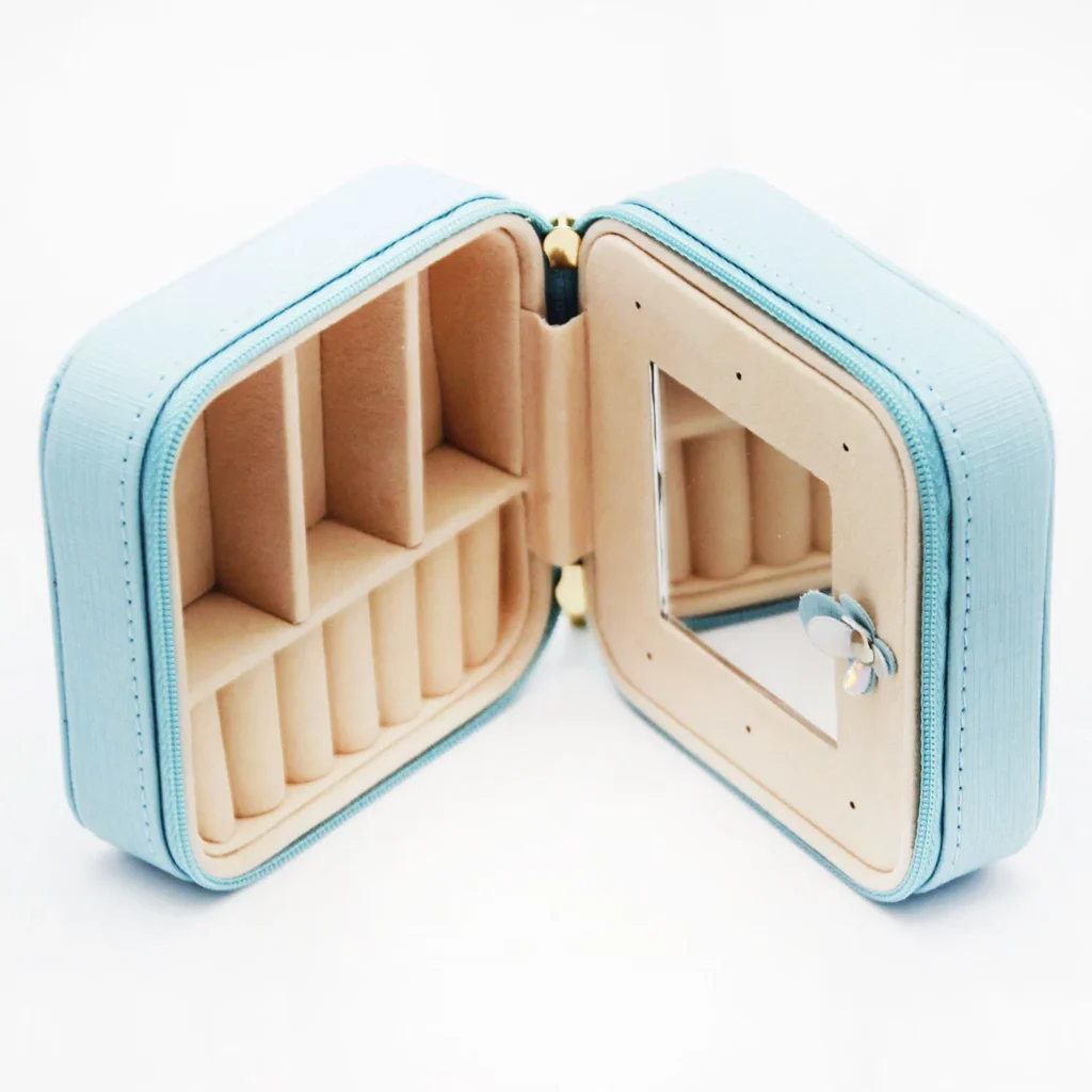Elegant Custom Leather Jewelry Box for Gift Sets