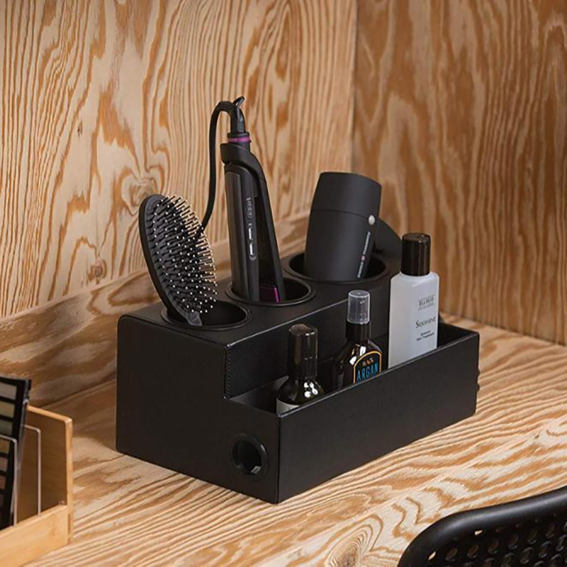 Custom Makeup Hair Dryer Utensil Countertop Organizer Desktop Hair Tool Storage Box