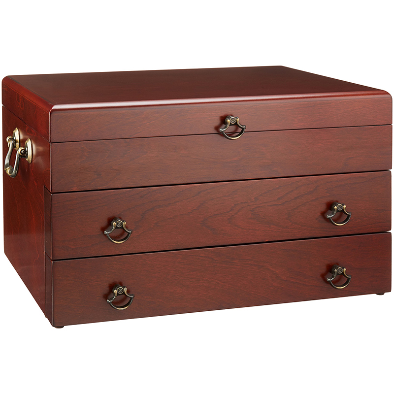 Custom Fashion High End Cutlery Set Storage Wooden Packing Box for Gift