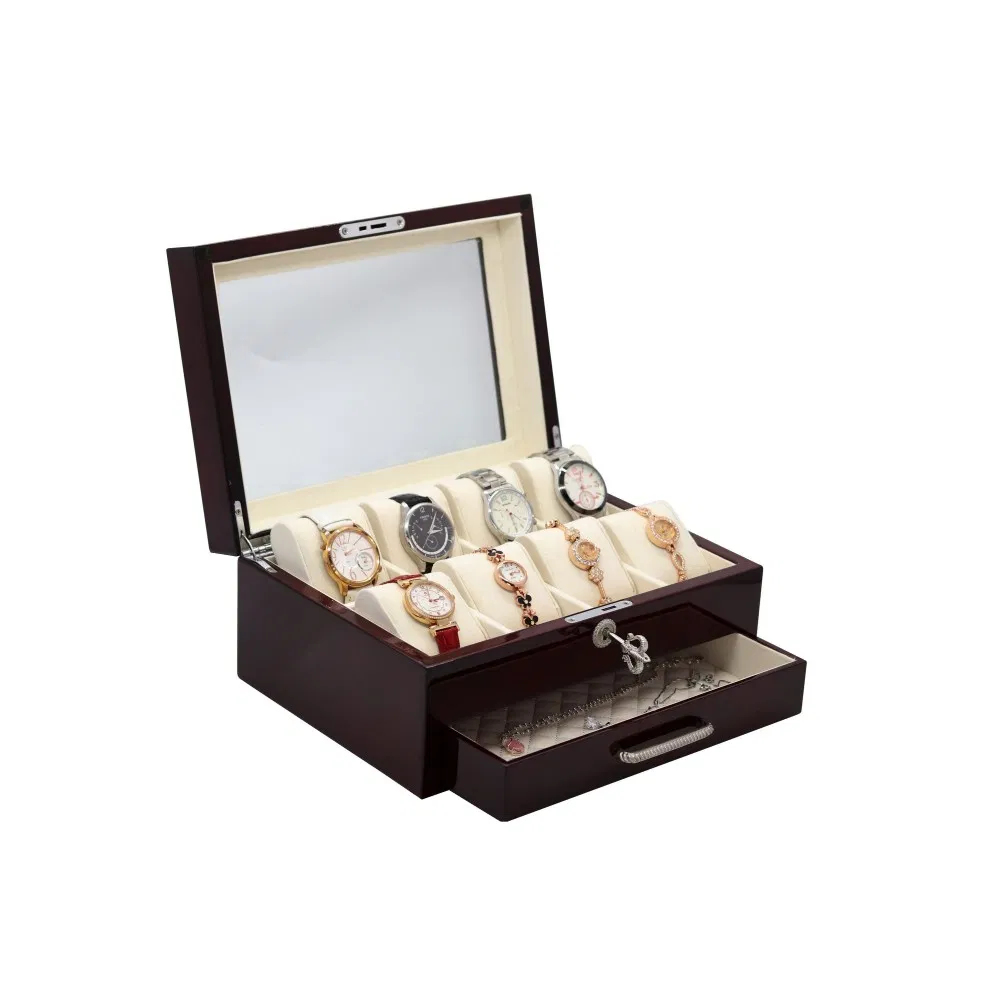 Custom Design Wooden Case Packing Display Box Gift Packaging Watch Box