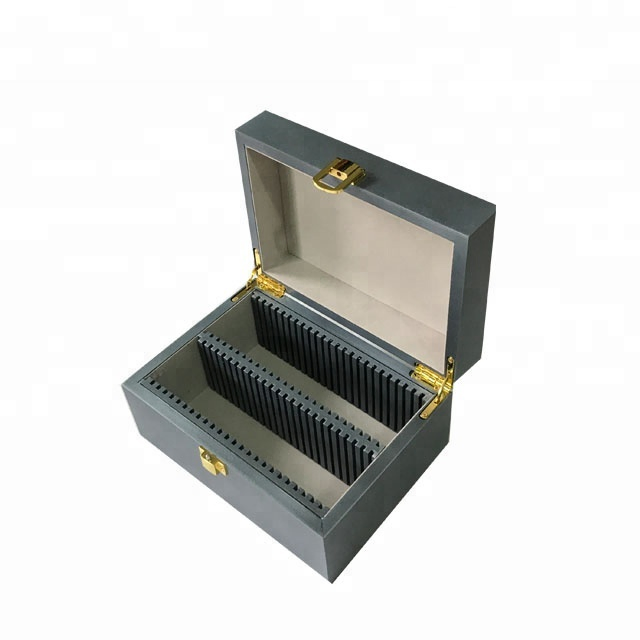 Custom Fashion Silver Lacquered Wooden Coin Gift Box