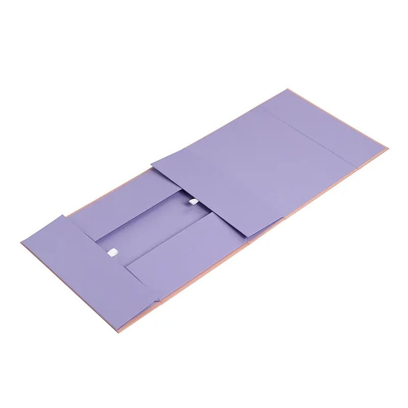 Custom Print Rigid Hard Cardboard Folding Magnet Paper Packing Box for Gift