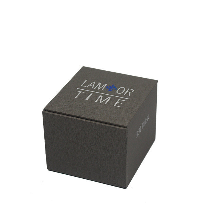 Stylish Custom Paper Watch Gift Box with Logo Print