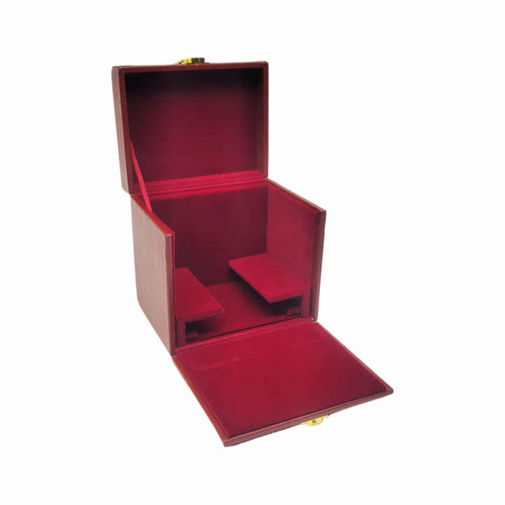 Custom PU Leather Perfume Packaging Box Jewelry Box Cosmetics Display Box